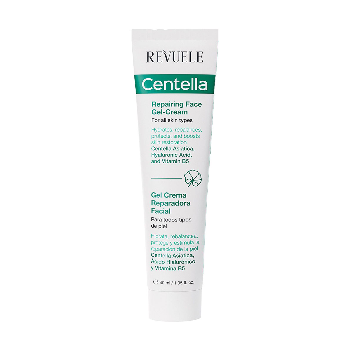 Відновлювальний крем-гель для обличчя Revuele Centella Regenerating Face Gel-Cream, 40 мл